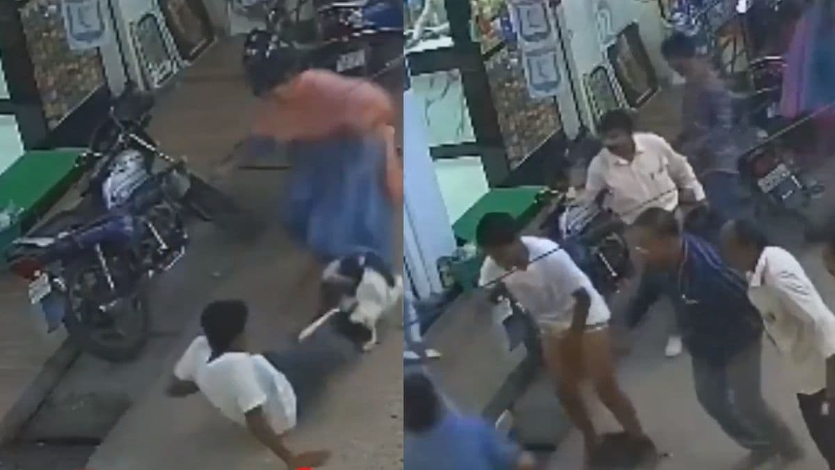 कुत्ते ने शख्स पर किया हमला, उतारनी पड़ी पैंट; बहादुर महिला ने बचाई जान!
