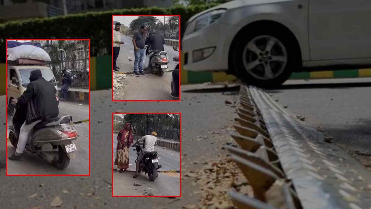 Video : आखिर लोगों ने निकाल ही लिया टायर किलर का 'इलाज', देखती रह गई पुलिस