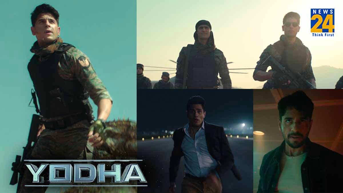 Yodha का टीजर रिलीज, जबरदस्त एक्शन मोड़ में नजर आए Sidharth Malhotra