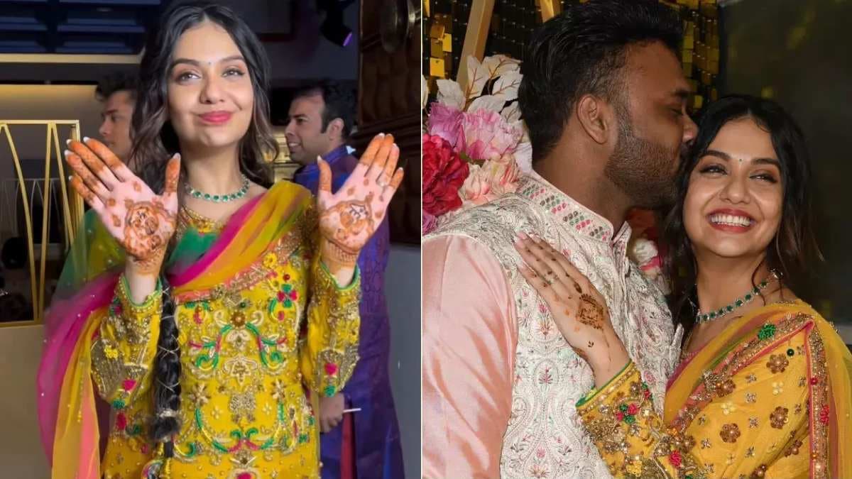 Divya Agarwal पर चढ़ा Apurva Padgaonkar के प्यार का रंग, एक्ट्रेस की मेहंदी है बेहद स्पेशल