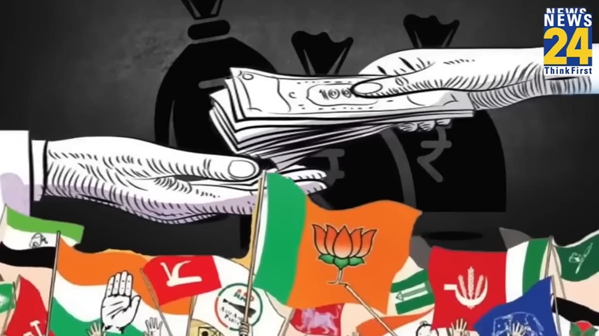 बीजेपी को कांग्रेस समेत 4 राष्ट्रीय पार्टियों से 5 गुना ज्यादा मिला चंदा, ADR की रिपोर्ट में खुलासा, देखें Video