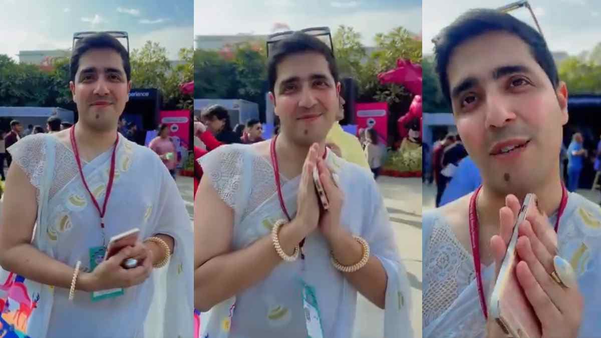 इस लड़के ने क्यों पहनी साड़ी? श्री राम का उदाहरण देकर बताई ये वजह