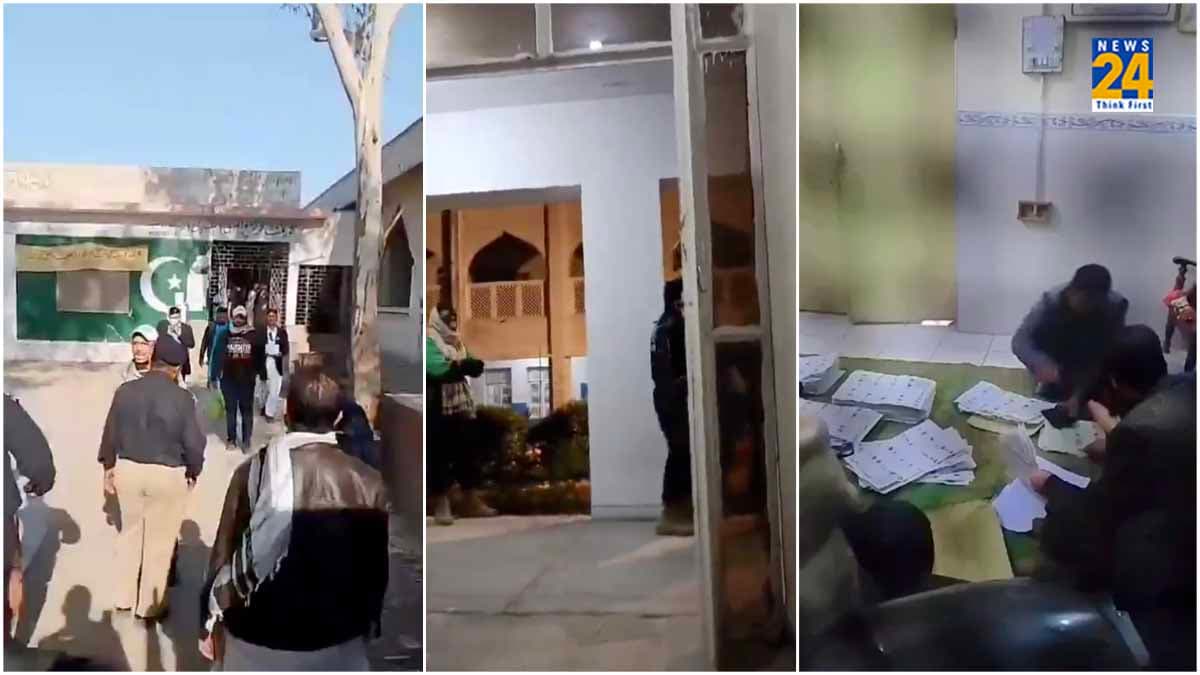 Pakistan चुनाव परिणाम में सरेआम धांधली के वीडियो! कहीं जमीन पर बैठकर लगाईं मुहर, कहीं मतपेटी लेकर भागे लोग