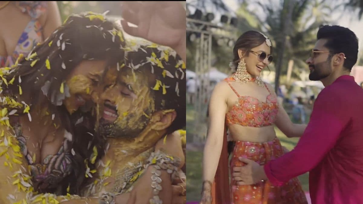 Rakul और Jackky की शादी के बाद सामने आई हल्दी मेहंदी की झलक, वीडियो देख फैंस हारे दिल