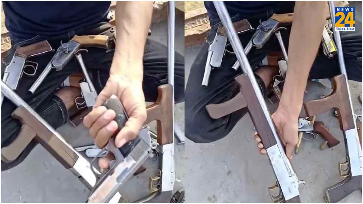सेल, सेल, सेल! जूते-चप्पलों की तरह देखिए ऑनलाइन बंदूकें और पिस्तौल बेच रहा यह शख्स