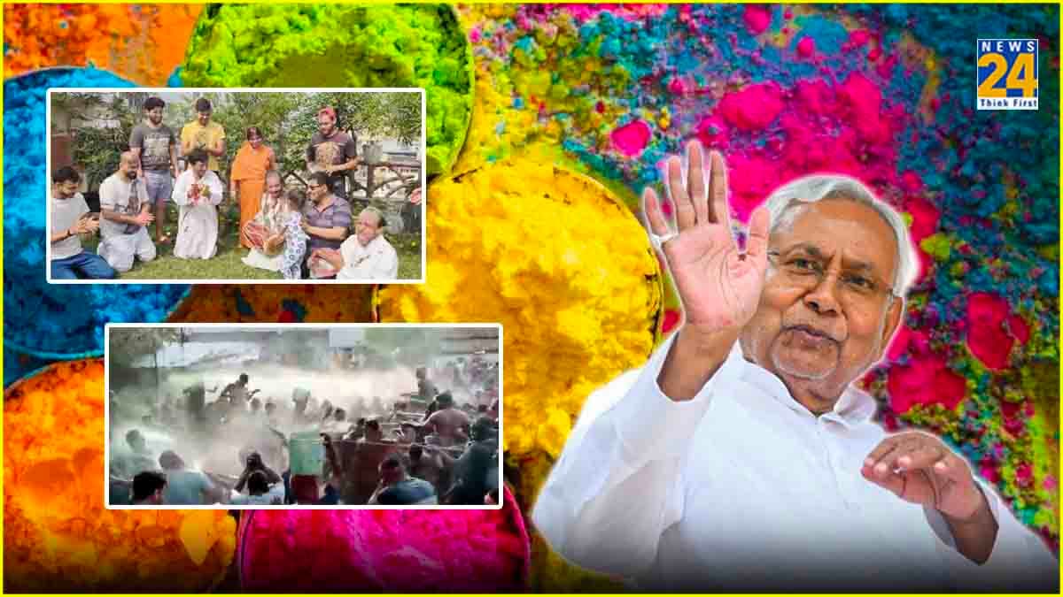 बिहार में होली के रंग में रंगे लोग, ढोल बजाते नजर आए डिप्टी CM विजय सिन्हा; देखें वीडियो