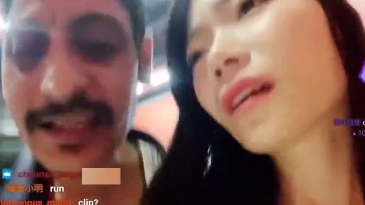 Indian Man Assaults Woman (1)