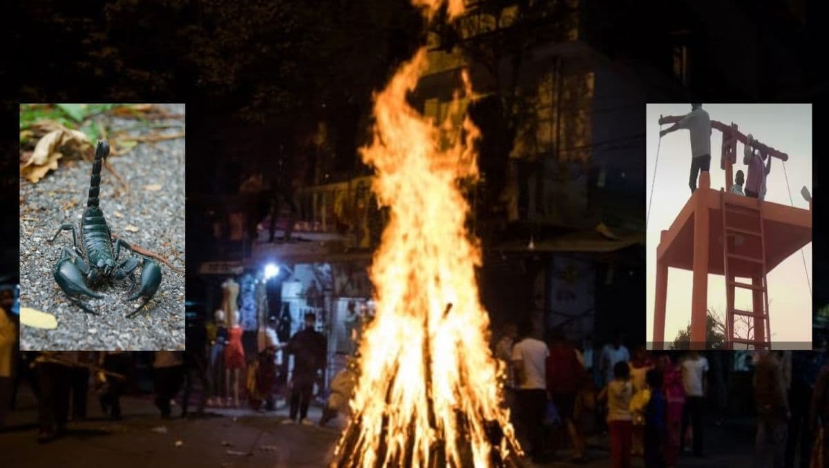 कहीं आग तो कहीं बिच्छू से खेलते हैं लोग, ये हैं होली की सबसे खतरनाक परम्पराएं