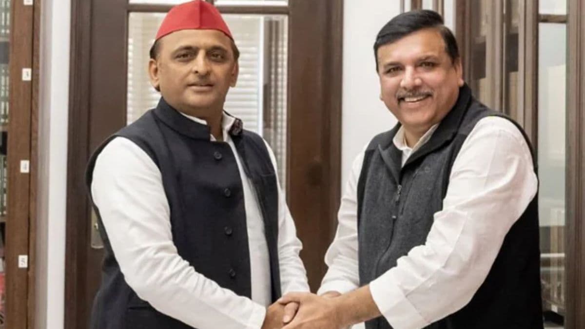 'बिना किसी शर्त हम यूपी में महागठबंधन के साथ', अखिलेश से मिलकर बोले संजय सिंह