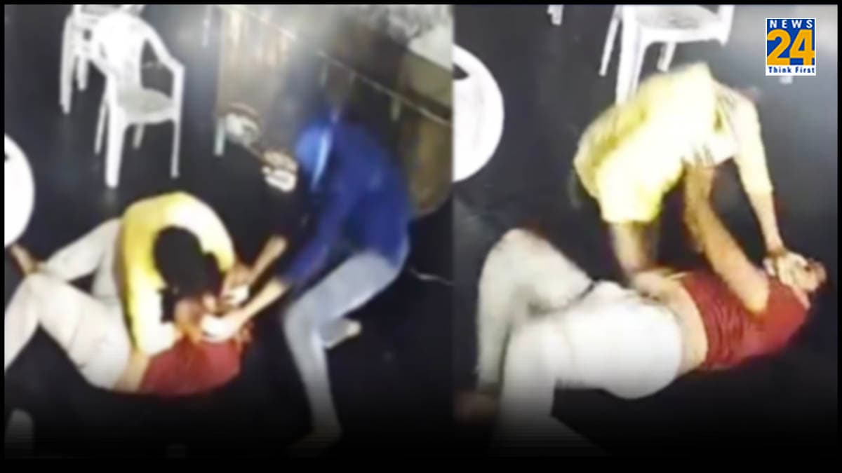 आंध्र प्रदेश के पूर्व मंत्री के घर में चाकू लेकर घुसे लोग, गार्ड को जमकर पीटा, देखिए Video