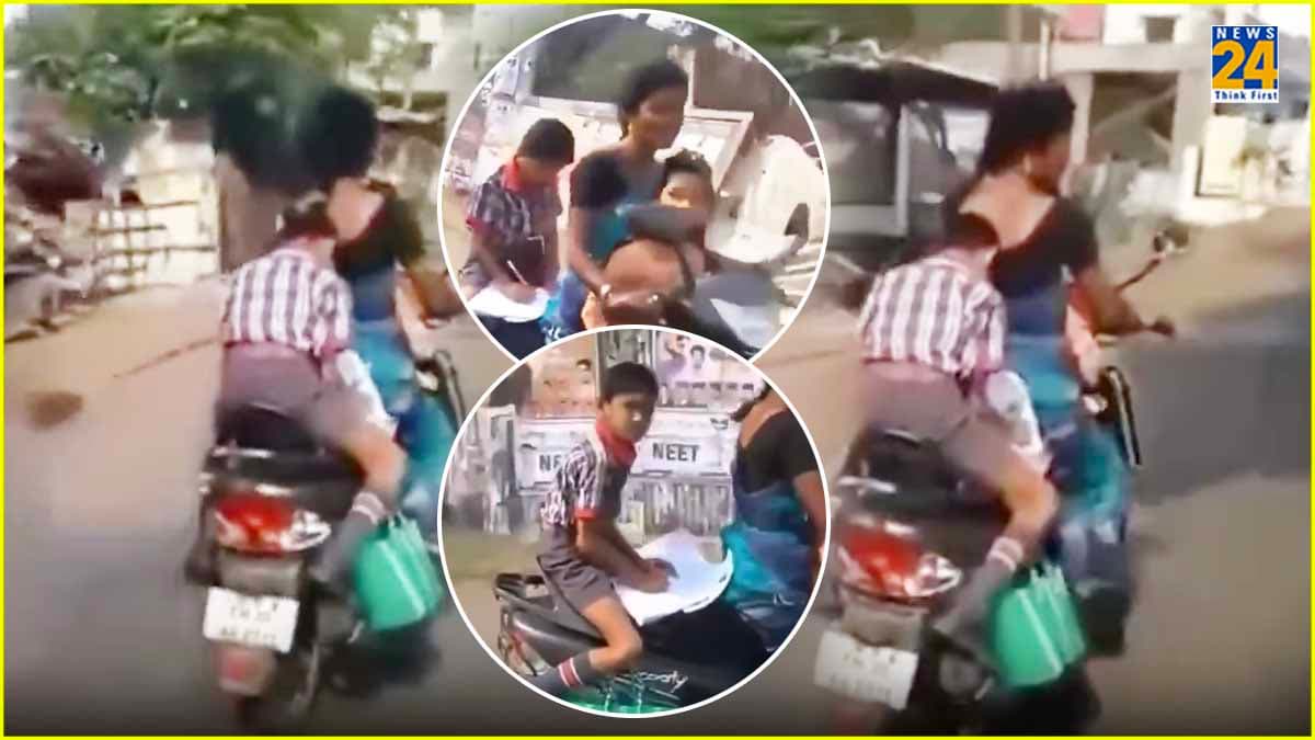 पढ़ने की ऐसी लगन सेहत के लिए खतरनाक, लोग बोले -ऐसा रिस्क ना ले बेटा