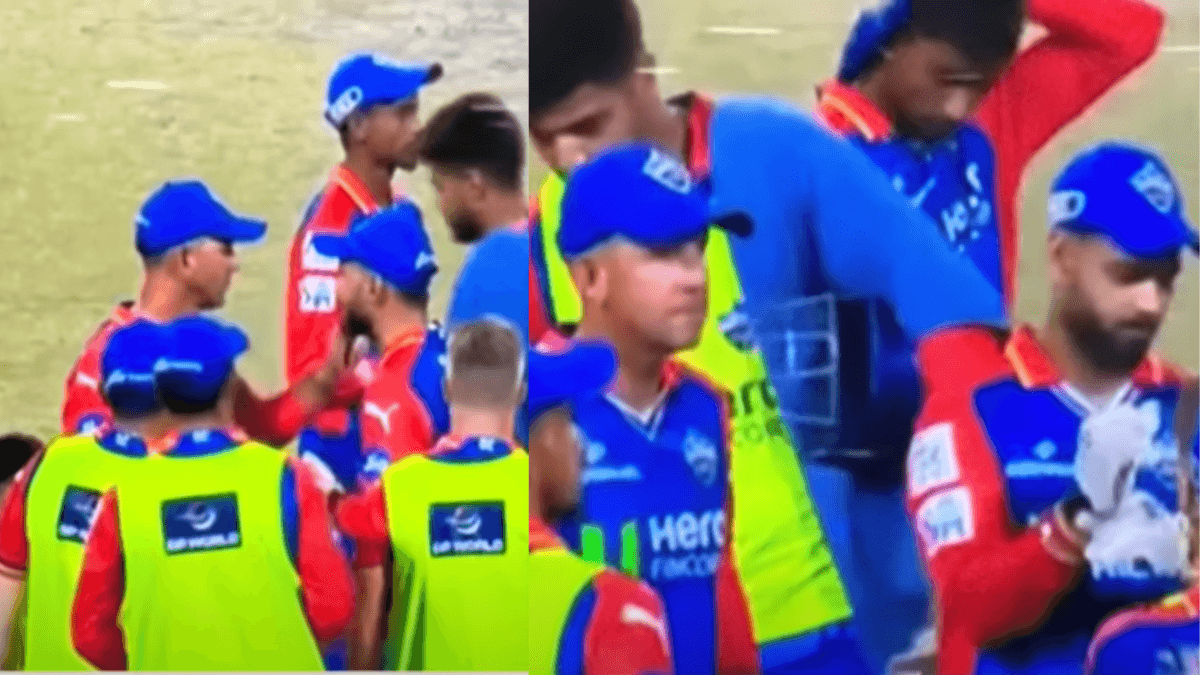 rishabh pant fight ricky ponting ipl 2024 dc vs kkr rishabh pant fight ricky ponting