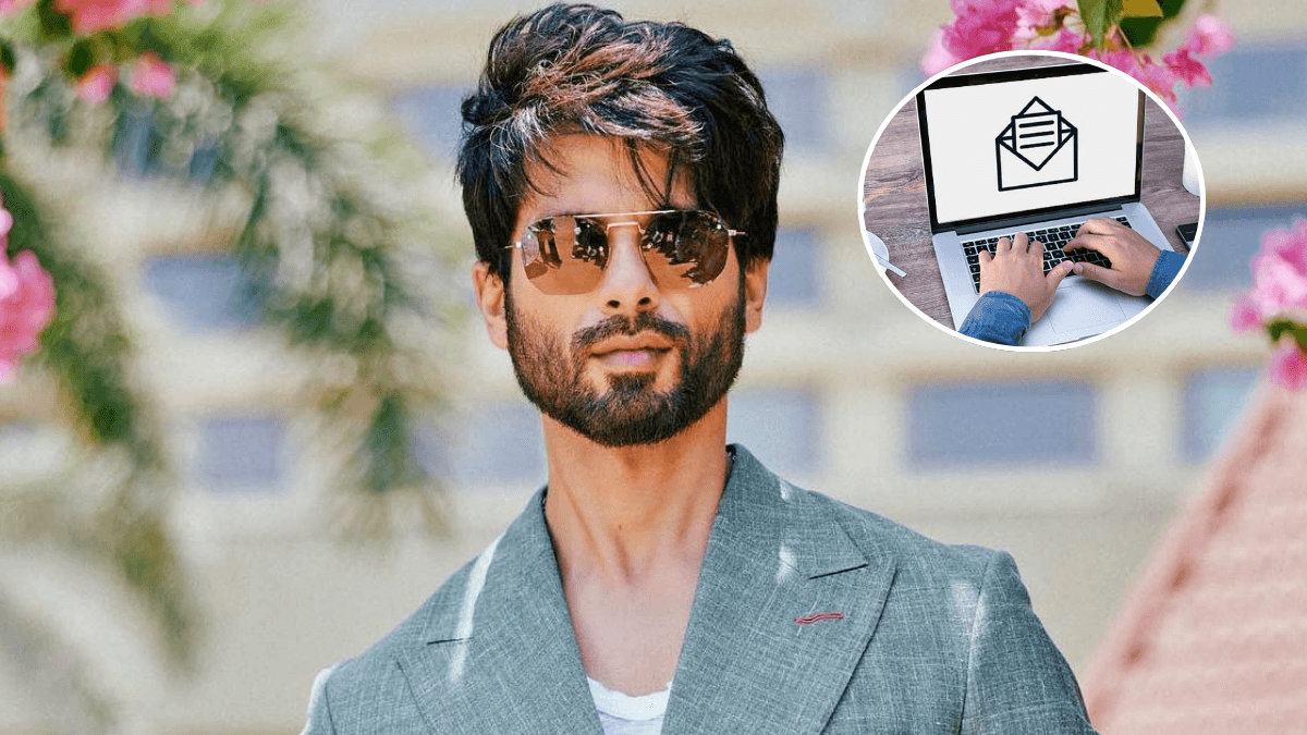 Shahid Kapoor का Email लीक? स्क्रीनशॉट वायरल होने से प्राइवेसी पर उठे सवाल