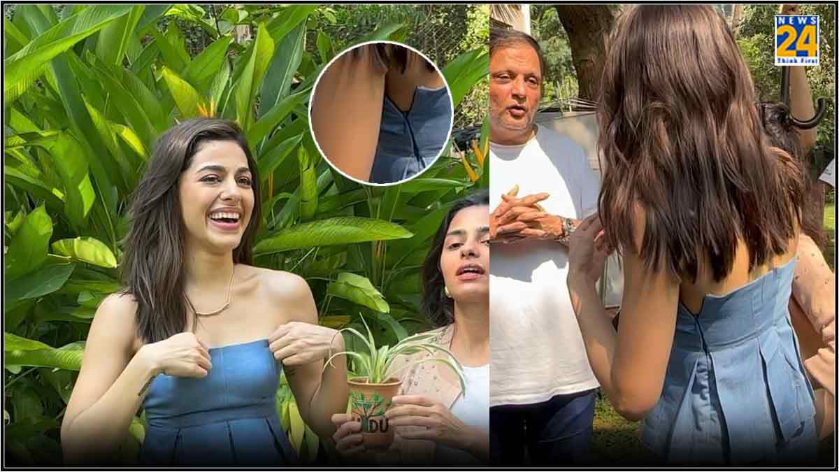 Alaya F की ड्रेस की खुल गई चेन, खिसकता रहा टॉप; एक्ट्रेस को नहीं पड़ी Oops मोमेंट की भनक