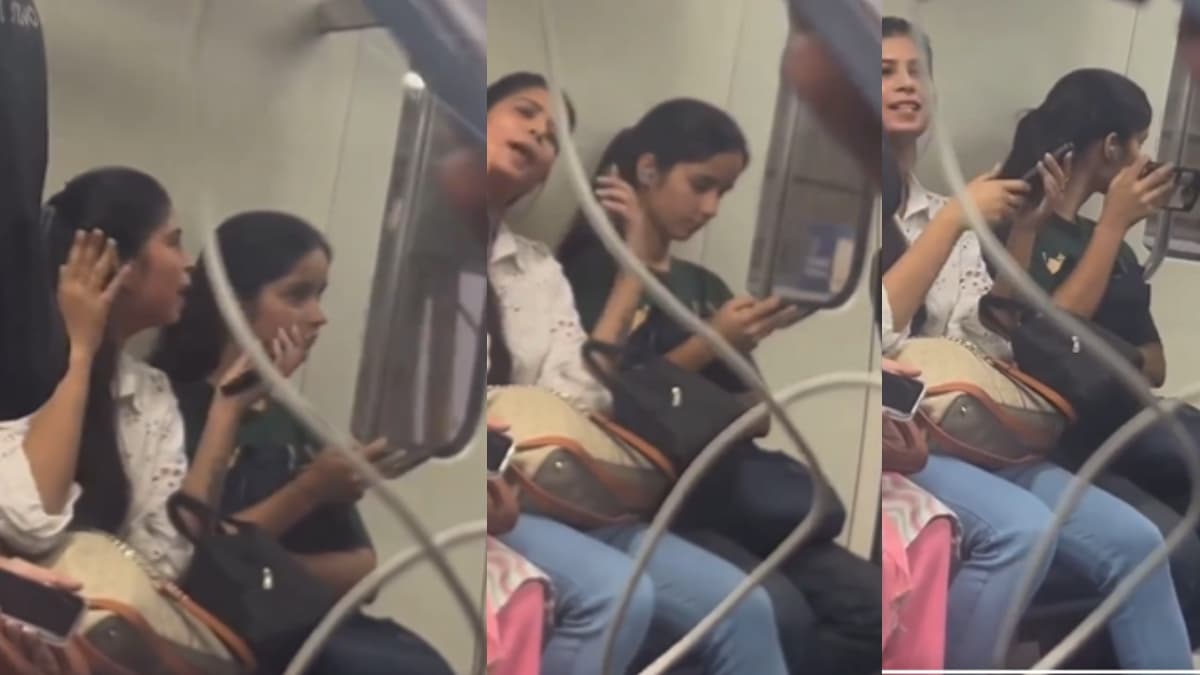 मेट्रो में सीट को लेकर 'बाप' तक पहुंचीं युवतियां, बहस का वीडियो इंटरनेट पर वायरल