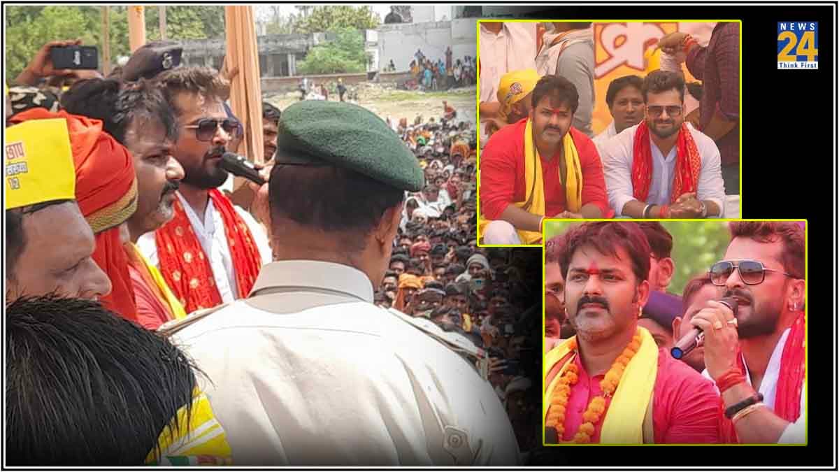 Pawan Singh के बाद Khesari Lal Yadav ने की BJP से बगावत, भीड़ इकट्ठा कर एक हुए 2 भोजपुरी सुपरस्टार