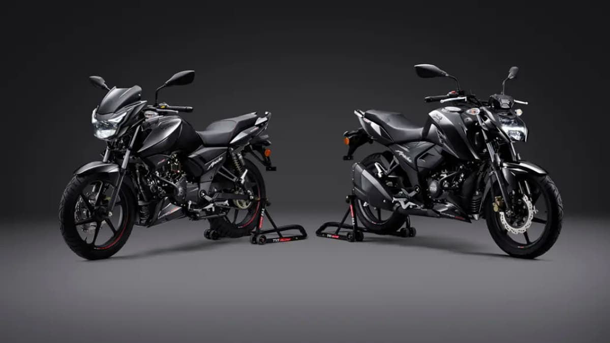 TVS Apache का नया Black Dark Edition भारत में हुआ लॉन्च, कीमत 1.20 लाख