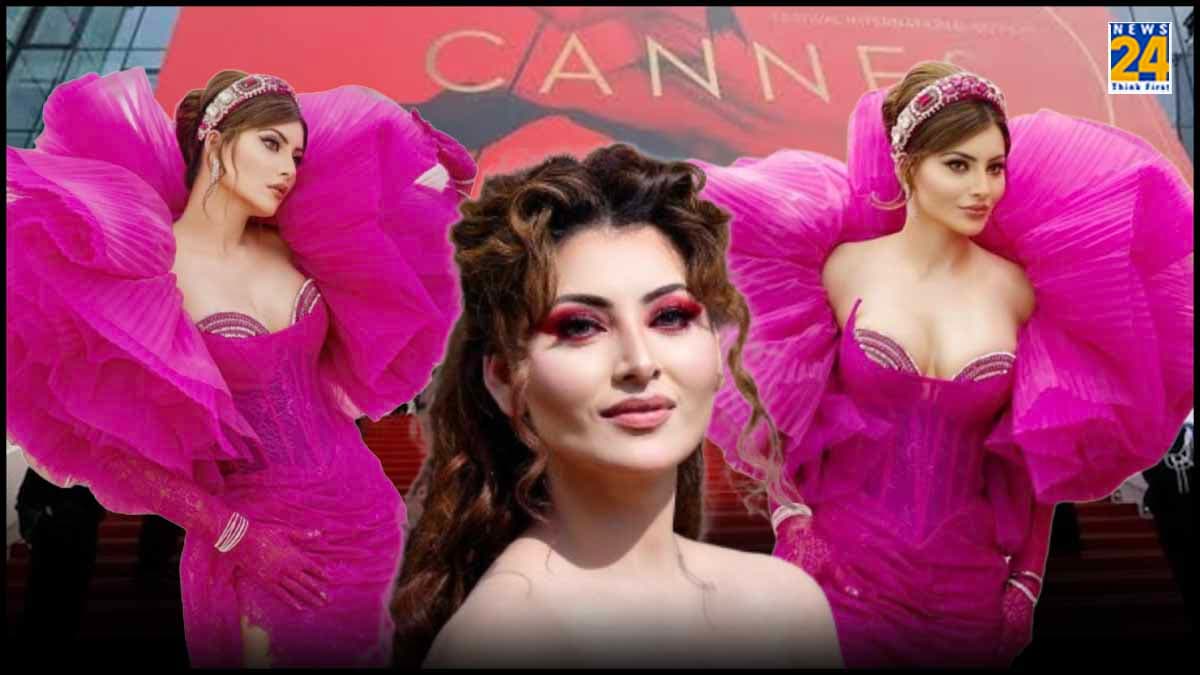 Cannes Film Festival 2024: गुलाबी परी के बाद 'लाल मिर्च' बन रेड कार्पेट पर उतरीं Urvashi Rautela