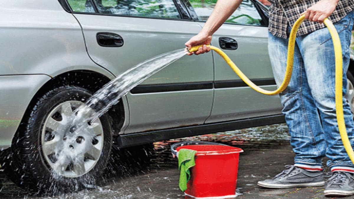 car wash at home