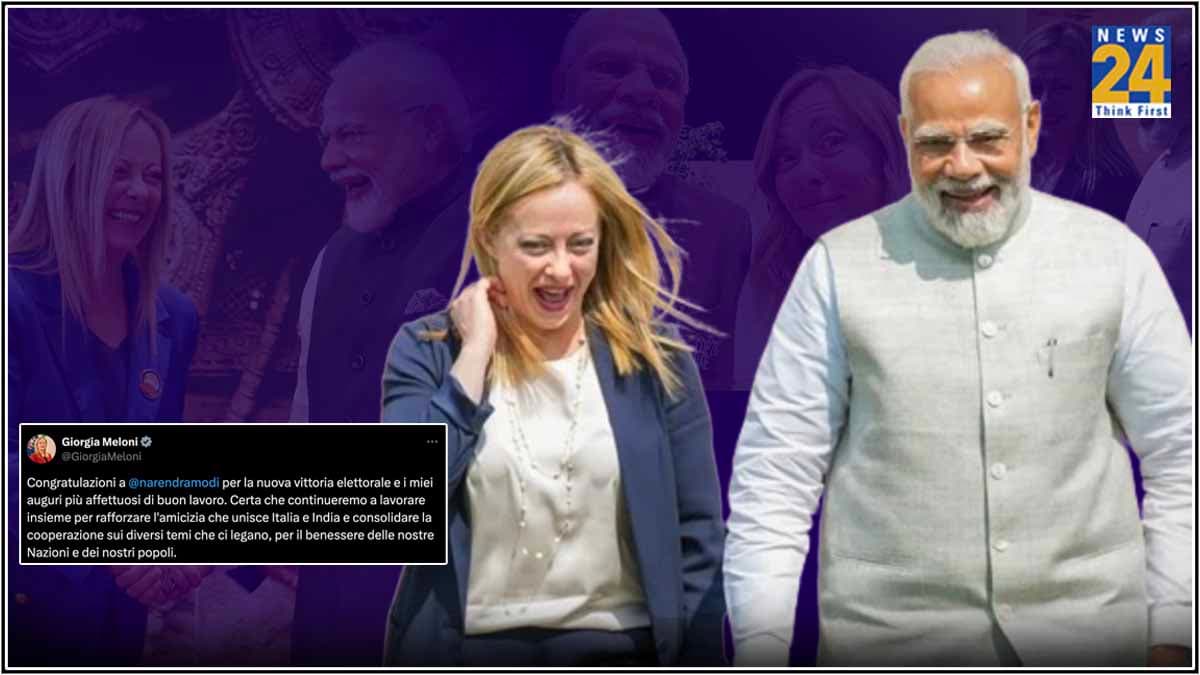 इटली की पीएम Giorgia Meloni ने पीएम मोदी संग शेयर की तस्वीर, प्रधानमंत्री ने दिया ऐसा रिएक्शन
