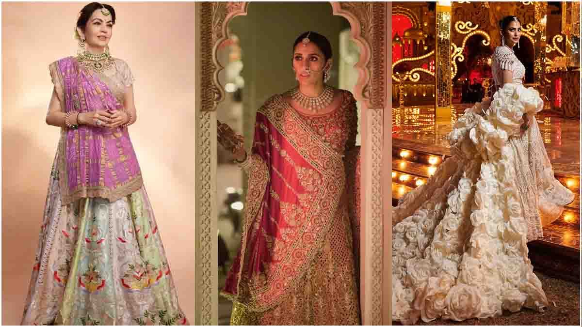 Anant-Radhika के ग्रैंड फंक्शन में छाईं अंबानी लेडीज, फैशन में बॉलीवुड हसीनाओं से नहीं दिखीं कम