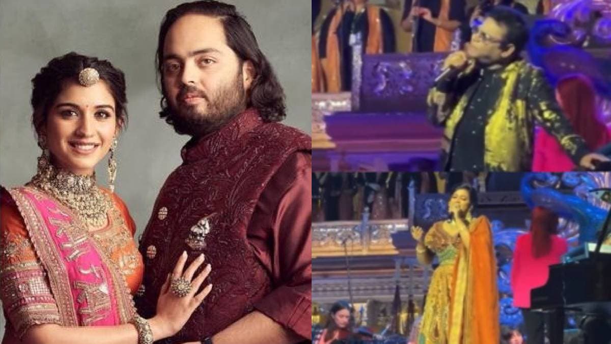 Anant-Radhika की ग्रैंड रिसेप्शन: एआर रहमान-सुखविंदर, श्रेया घोषाल और उदित नारायण ने दी ग्रैंड परफॉर्मेंस