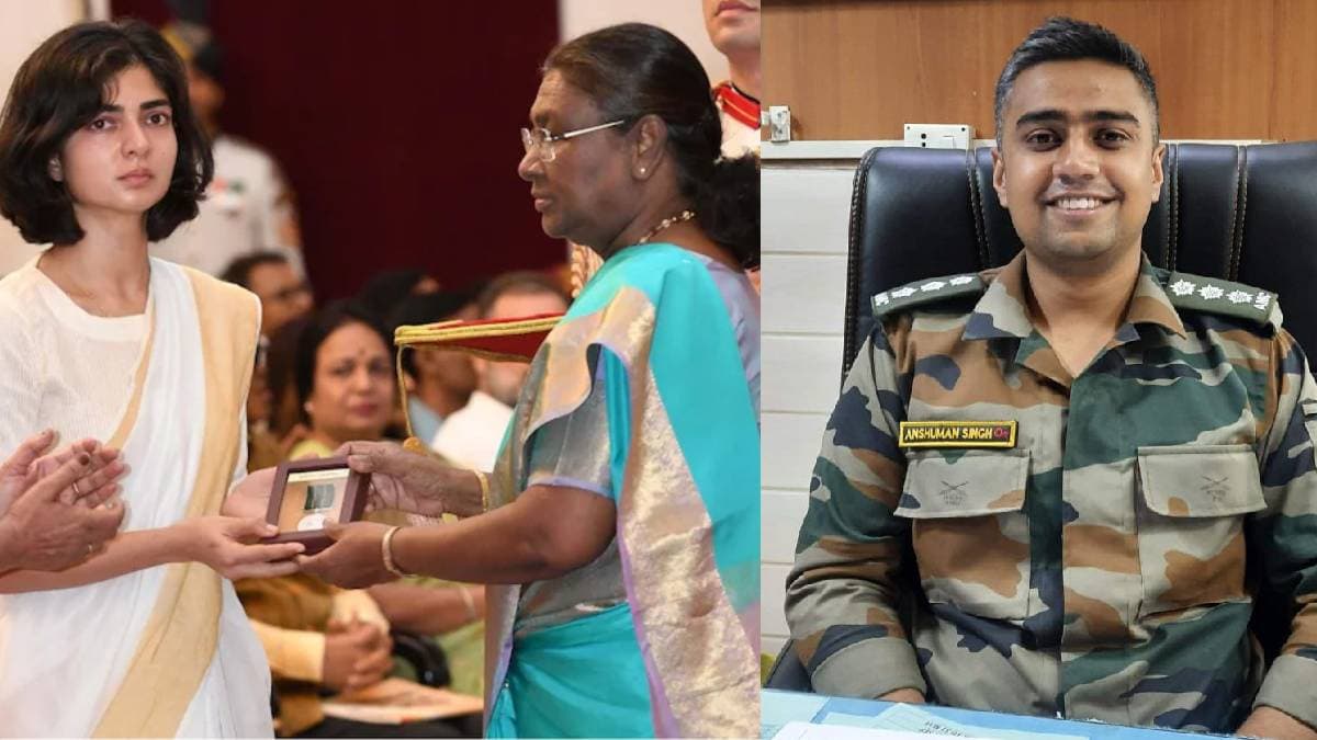 5 महीने में टूटा सात जन्मों का वादा, आखिरी बार नहीं देख सकी पति का चेहरा; कैप्टन अंशुमन सिंह की पत्नी ने नम आंखों से लिया सम्मान
