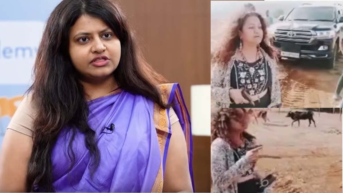 नखरेबाज IAS पूजा खेडकर की मां भी दबंग, पिस्टल से किसान को धमकाने का Video आया सामने