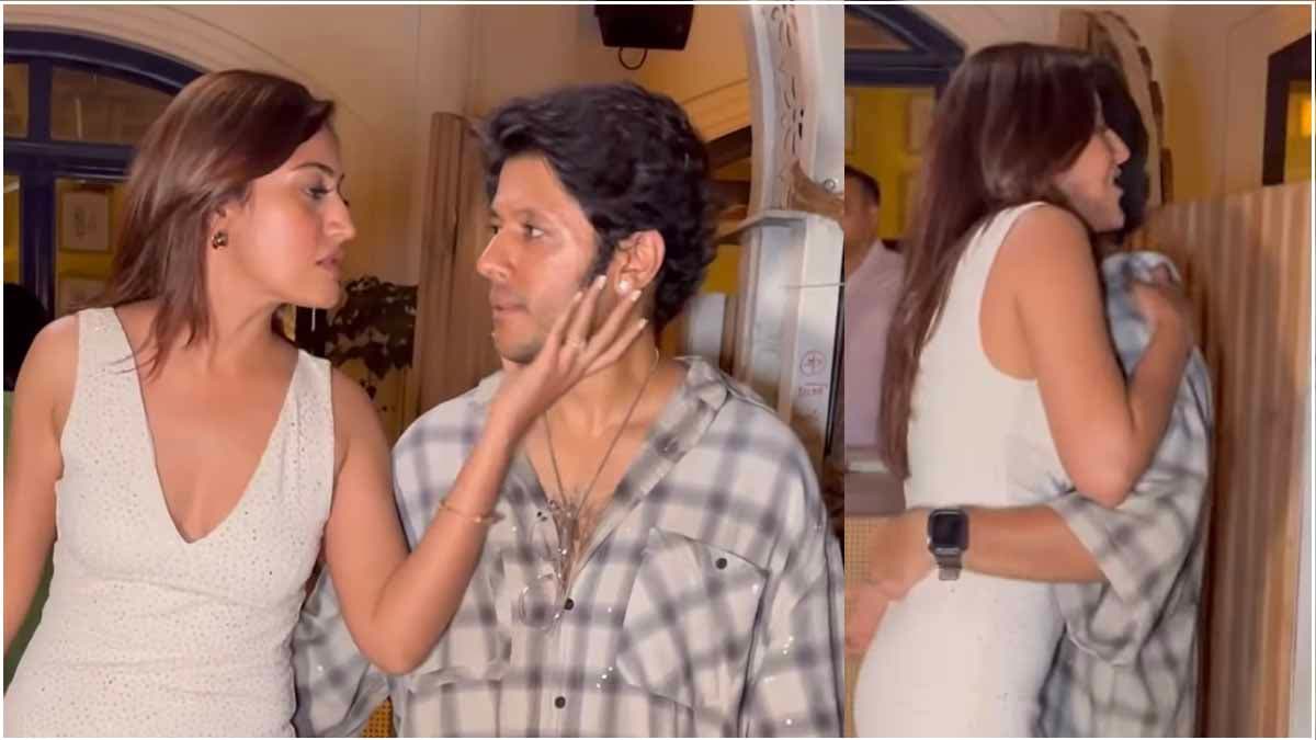 Surbhi Chandna पब्लिक में पति को कर रही थीं KISS, शर्म से पानी-पानी हुए Karan Sharma