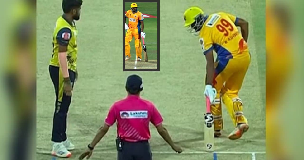 TNPL: अगर अश्विन का बल्ला क्रीज से होता बाहर तो आउट होते या नॉट आउट? जानें क्रिकेट का ये नियम