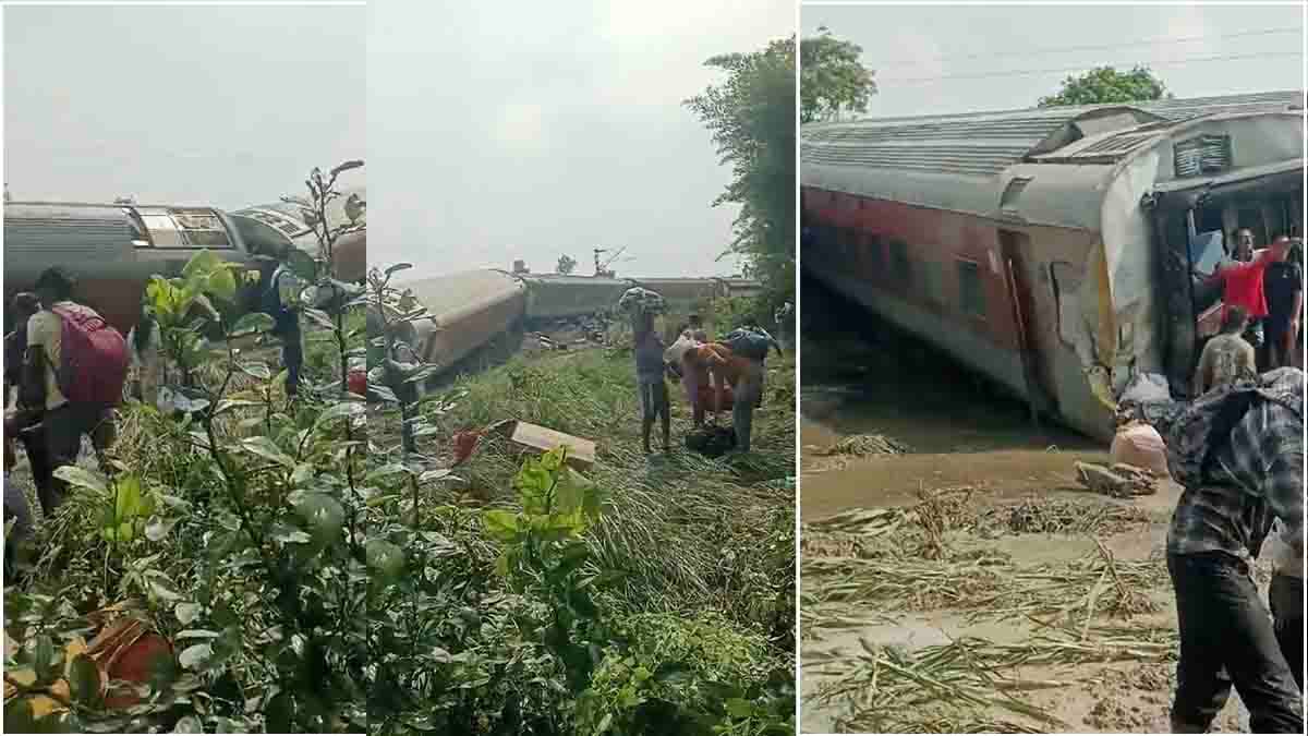 Gonda Train Accident: पटरी छोड़ दूर चली गई 2 बोगी, Videos में देखें भीषण हादसा
