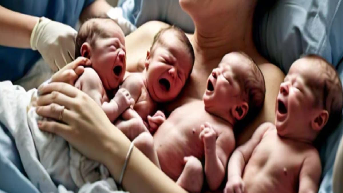 OMG! तीसरी पत्नी ने एकसाथ चार बच्चों को दिया जन्म, पहली-दूसरी से कोई संतान नहीं