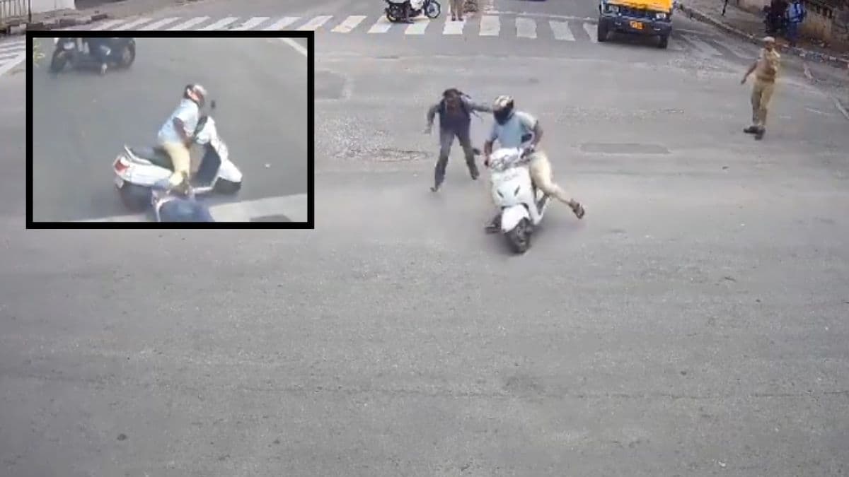 वाटेंड क्रिमिनल को पकड़ने जान दांव पर लगाते पुलिसवाले का वीडियो वायरल, सेल्यूट कर रहे लोग