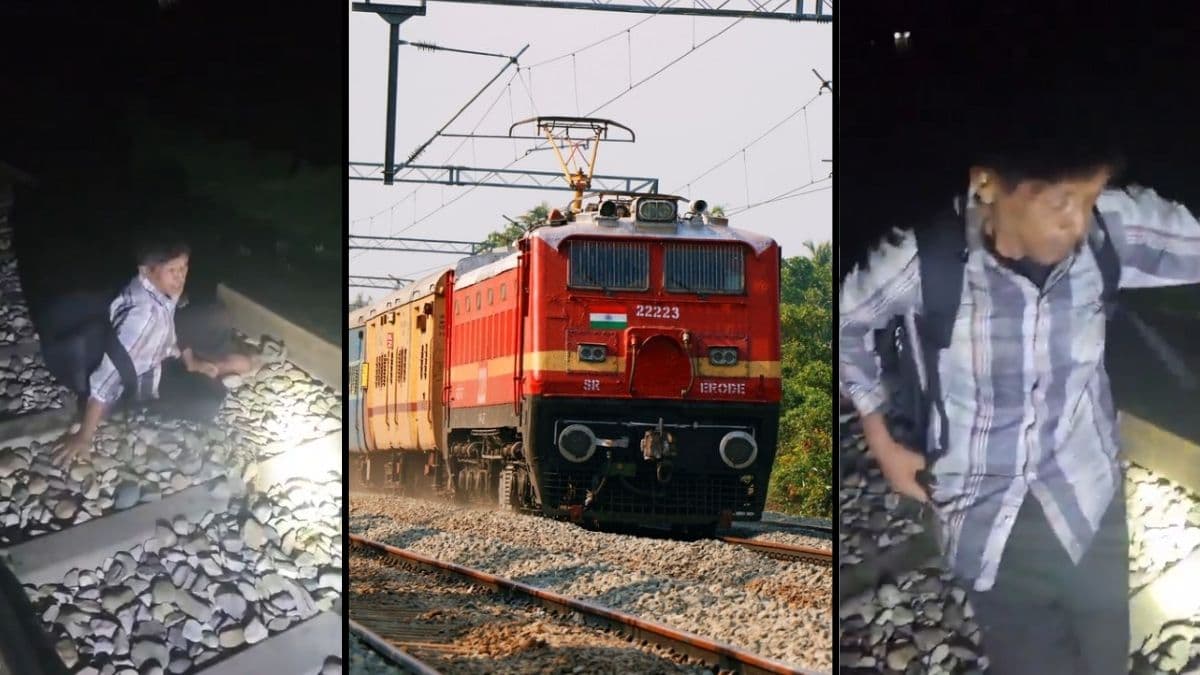 चमत्कार! ऊपर से निकल गई पूरी ट्रेन, वो उठ बैठा और... रेलवे कर्मचारी भी उसे देख रह गए दंग