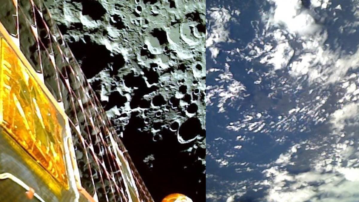 National Space Day: चंद्रयान 3 ने अंतरिक्ष से भेजी थी ये तस्वीरें, इसरो ने सोशल मीडिया पर दिखाई झलक