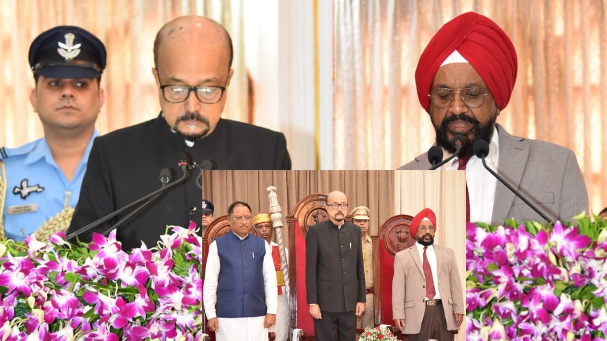 छत्तीसगढ़ को मिले नए लोकायुक्त, CM विष्णुदेव साय की मौजूदगी में राज्यपाल ने दिलाई इंदर सिंह उबोवेजा को शपथ