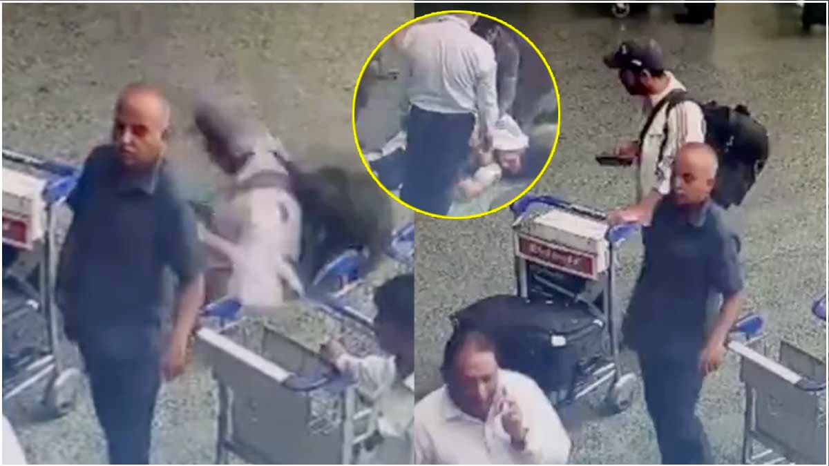 दिल्ली एयरपोर्ट पर मोबाइल देख रहा युवक फर्श पर गिरा, फिर लगा कांपने, CISF जवानों ने ऐसे बचाई जान, देखें Video