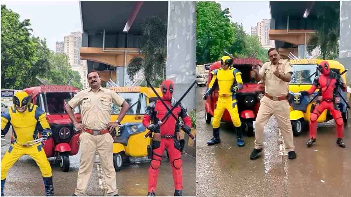 मुंबई के पुलिसकर्मी ने मार्बल सुपर हीरोज के साथ किया 'सुपर से ऊपर' डांस, मिनटों में वायरल हुआ वीडियो, आपने देखा?