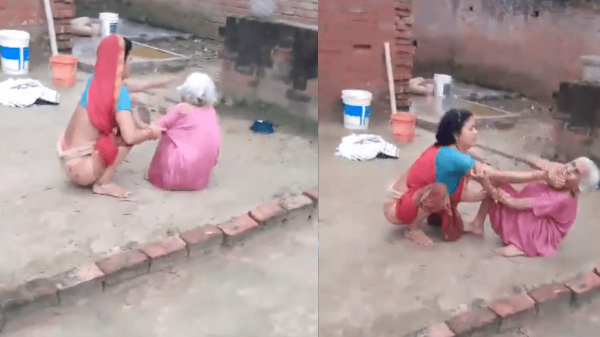 ये बहू नहीं 'बदमाश' है! सास के साथ हैवानियत करती महिला का वीडियो वायरल