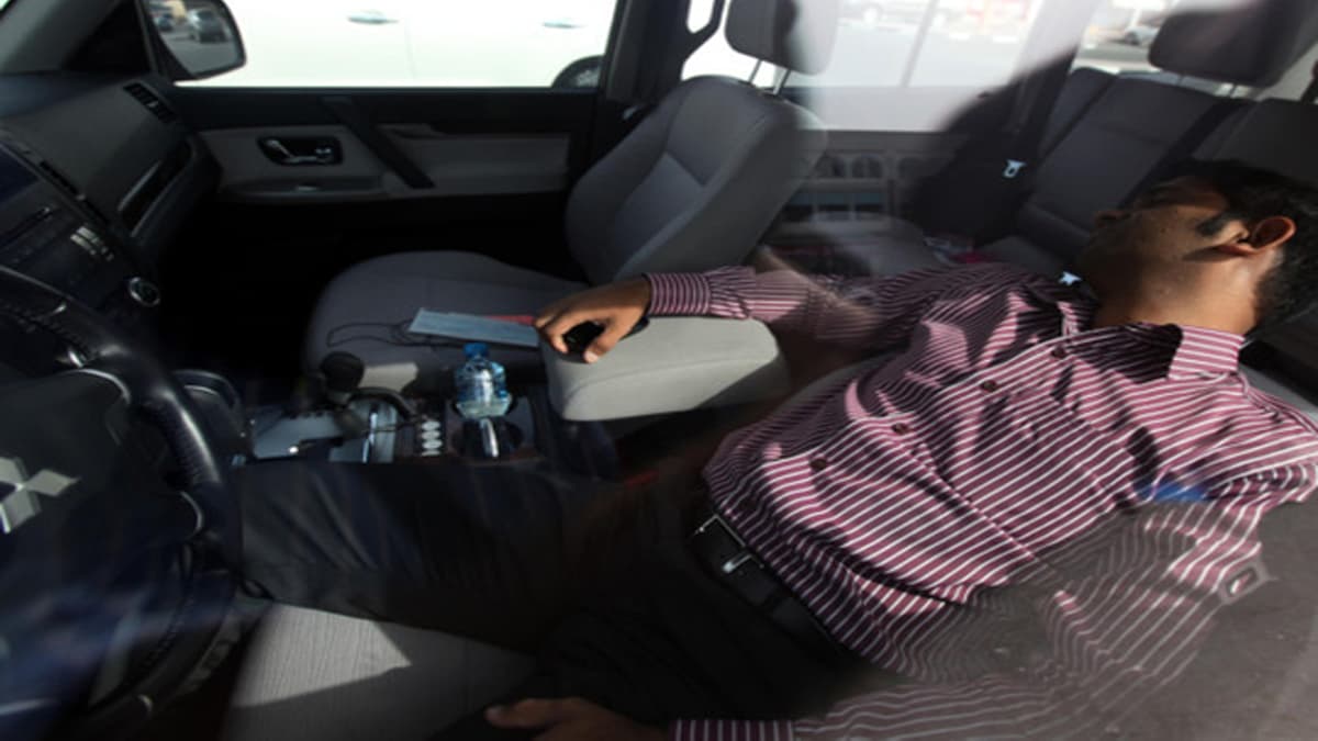 Sleep in car