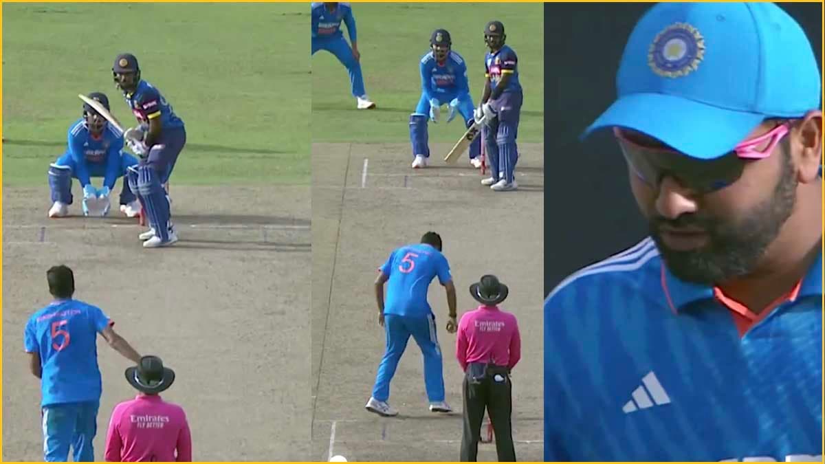 IND vs SL: सुंदर ने बॉलिंग में 2 बार लगाए ब्रेक, रोहित शर्मा मारने दौड़े, देखें मजेदार वीडियो