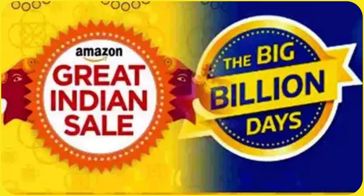 Amazon और Flipkart पर Diwali से 1 महीने पहले ऑफर्स का धमाका, 80% तक छूट के साथ मिलेंगे टीवी, फ्रिज और भी बहुत कुछ!