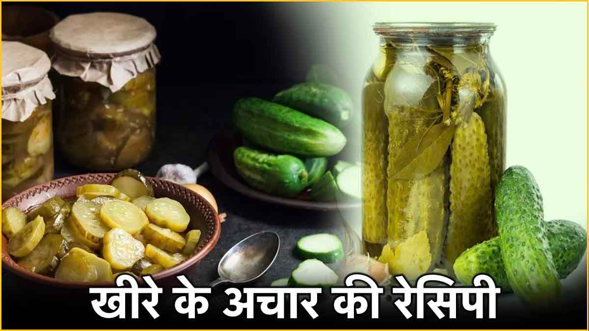 Cucumber Pickle Recipe: झटपट तैयार होगा खीरे का अचार, जानें रेसिपी और बनाने की विधि