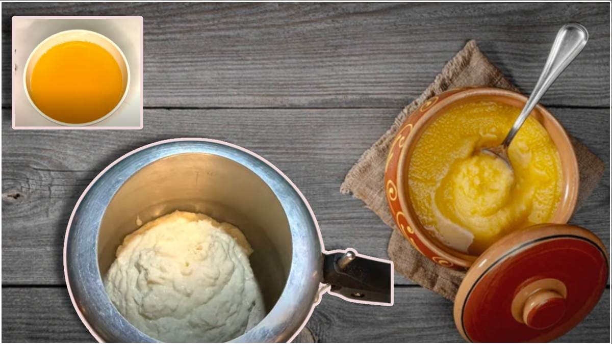 Desi Ghee Recipe: सिर्फ 3 मिनट में कुकर में निकाले बिना झंझट शुद्ध देसी घी, सीख लें तरीका