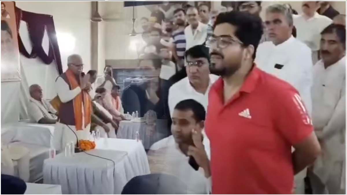 Video: 'हरियाणा में हारेगी BJP'...युवक की बात सुन भड़के मनोहर लाल खट्टर ने लिया बड़ा एक्शन