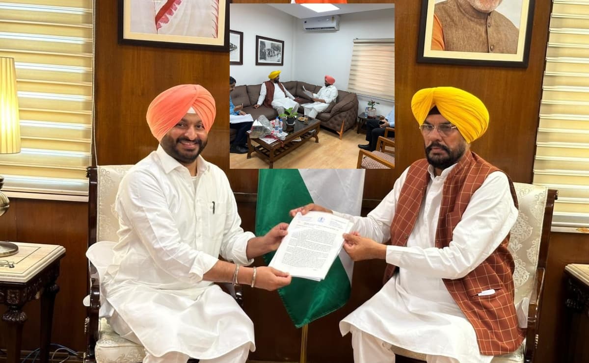 केंद्रीय राज्य मंत्री बिट्‌टू से पंजाब के कैबिनेट मंत्री कुलदीप धालीवाल की मुलाकात, रेलवे लाइन के विस्तार समेत इन मुद्दों पर चर्चा
