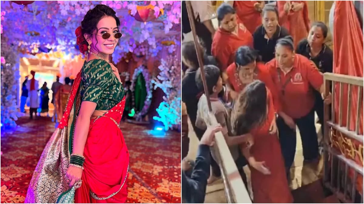 मशहूर टीवी एक्ट्रेस के साथ गणपति पंडाल में हुई बदसलूकी, वायरल हुआ शॉकिंग वीडियो