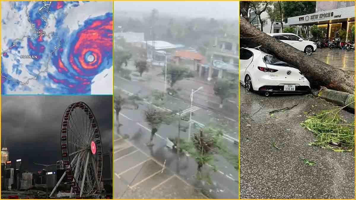 350KM रफ्तार...चक्रवाती तूफान...चीन में 5 लाख लोग बेघर; क्या भारत के मौसम पर भी पड़ेगा असर?