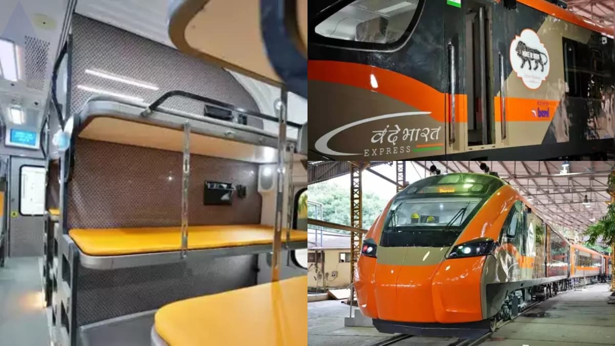 वंदे भारत स्लीपर ट्रेन के आगे राजधानी भी फेल! तस्वीरें-वीडियो देख कर लेंगे घूमने की तैयारी