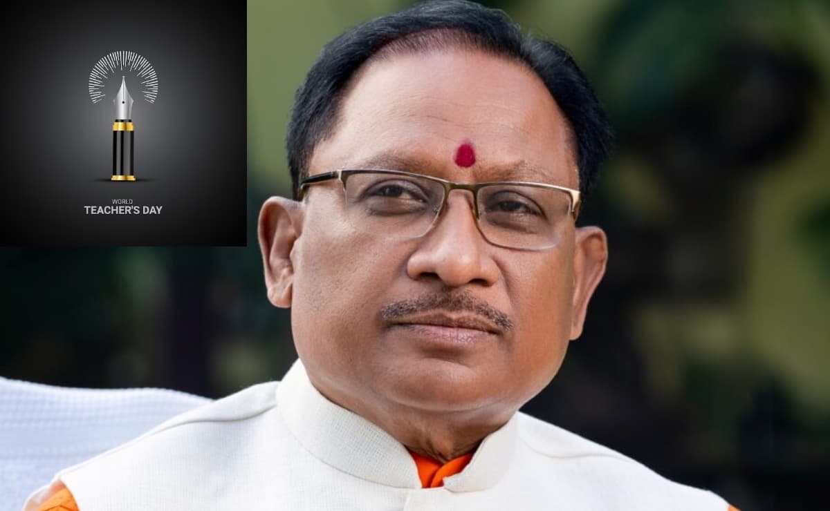 'शिक्षक ही हैं जो समाज में सकारात्मक बदलाव लाते हैं', शिक्षक दिवस पर बोले CM विष्णुदेव साय